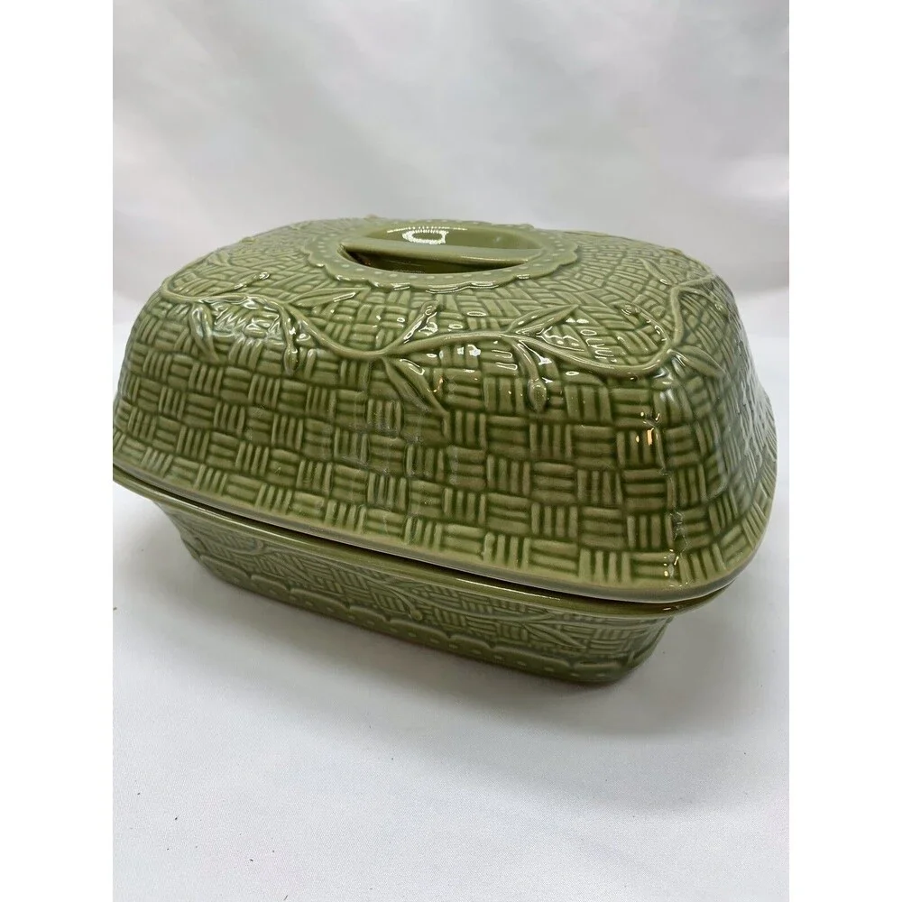 Green Temp-tations 4 qt. Orchard Vine Covered Cassarole Dish